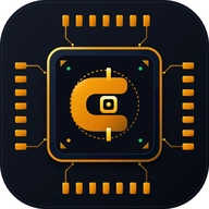 Compute Capitalist icon: a gold computer chip